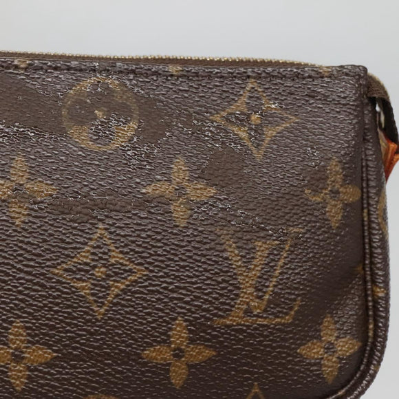LOUIS VUITTON Monogram Mini Pochette Accessoires Pouch M58009 LV Auth 142329