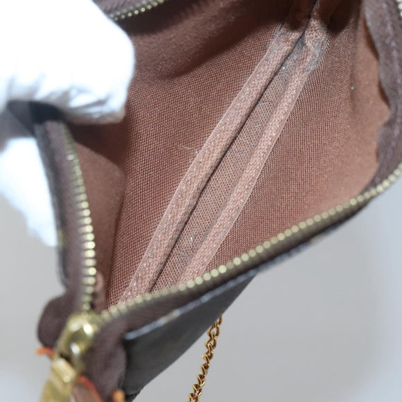 LOUIS VUITTON Monogram Mini Pochette Accessoires Pouch M58009 LV Auth 142329