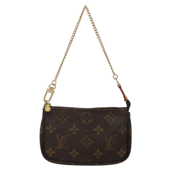 LOUIS VUITTON Monogram Mini Pochette Accessoires Pouch M58009 LV Auth 142329