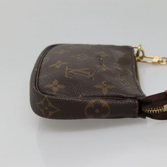 LOUIS VUITTON Monogram Mini Pochette Accessoires Pouch M58009 LV Auth 142329
