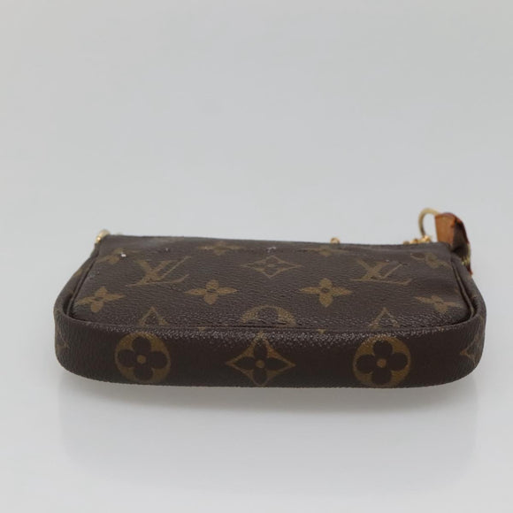 LOUIS VUITTON Monogram Mini Pochette Accessoires Pouch M58009 LV Auth 142329