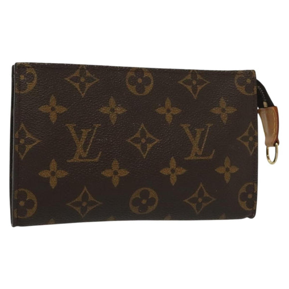 LOUIS VUITTON Monogram Bucket PM Accessory Pouch LV Auth 142330