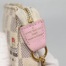 LOUIS VUITTON Damier Azur Mini Pochette Accessoires Pouch N41669 LV Auth 142332-17