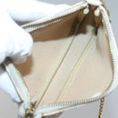 LOUIS VUITTON Damier Azur Mini Pochette Accessoires Pouch N41669 LV Auth 142332-11