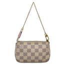 LOUIS VUITTON Damier Azur Mini Pochette Accessoires Pouch N41669 LV Auth 142332-2