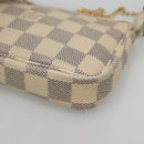 LOUIS VUITTON Damier Azur Mini Pochette Accessoires Pouch N63005 LV Auth 142334-15
