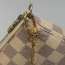 LOUIS VUITTON Damier Azur Mini Pochette Accessoires Pouch N63005 LV Auth 142334-19