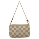 LOUIS VUITTON Damier Azur Mini Pochette Accessoires Pouch N63005 LV Auth 142334-2