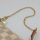 LOUIS VUITTON Damier Azur Mini Pochette Accessoires Pouch N63005 LV Auth 142334-14