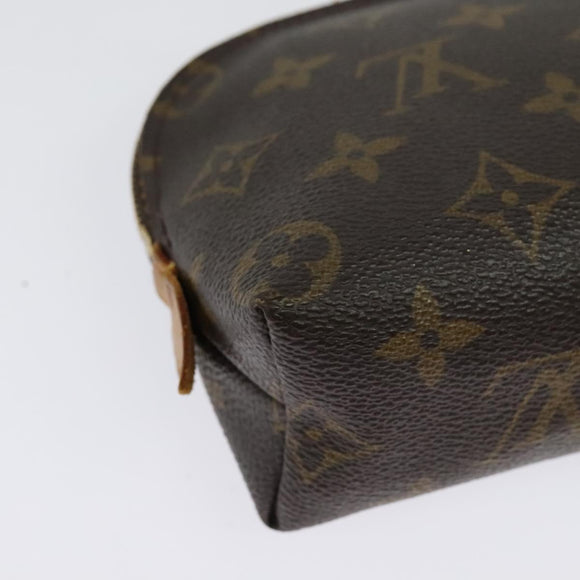 LOUIS VUITTON Monogram Pochette Cosmetic PM Pouch M43998 LV Auth 142335
