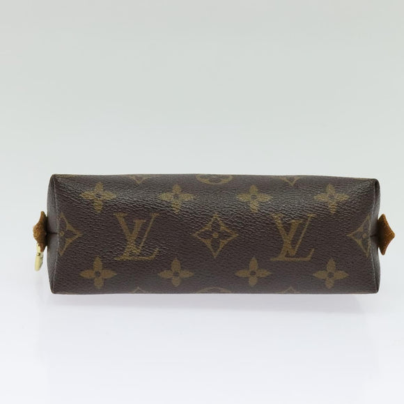 LOUIS VUITTON Monogram Pochette Cosmetic PM Pouch M43998 LV Auth 142335