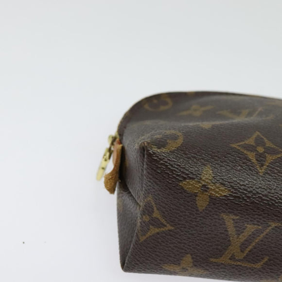 LOUIS VUITTON Monogram Pochette Cosmetic PM Pouch M43998 LV Auth 142335