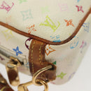 LOUIS VUITTON Monogram Multicolor Trousse Wapity Pouch White M58033 Auth 142339-12