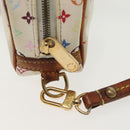 LOUIS VUITTON Monogram Multicolor Trousse Wapity Pouch White M58033 Auth 142339-16
