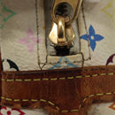 LOUIS VUITTON Monogram Multicolor Trousse Wapity Pouch White M58033 Auth 142339-6