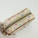 LOUIS VUITTON Monogram Multicolor Trousse Wapity Pouch White M58033 Auth 142339-7