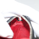 CHANEL Travel Line Pen Case Nylon Black Silver CC Auth 142341-17