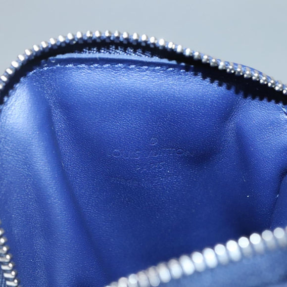 LOUIS VUITTON Monogram Bandana HIGH 5 Pouch White Blue M81410 LV Auth 142343M