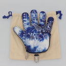 LOUIS VUITTON Monogram Bandana HIGH 5 Pouch White Blue M81410 LV Auth 142343M-18