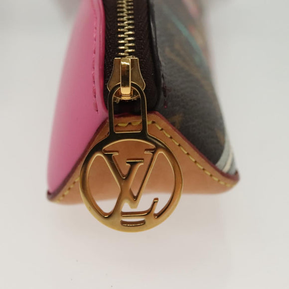 LOUIS VUITTON Monogram Vivienne Trousse Elizabeth Pen Case GI0829 LV Auth 142344