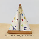 LOUIS VUITTON Monogram Multicolor Berlango Münztasche Weiß M58028 Auth 142348V-12