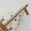 LOUIS VUITTON Monogram Multicolor Berlango Münztasche Weiß M58028 Auth 142348V-5