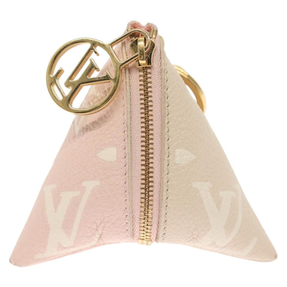 LOUIS VUITTON Monogram Empreinte Berlango Pouch Pink M00669 LV Auth 142350