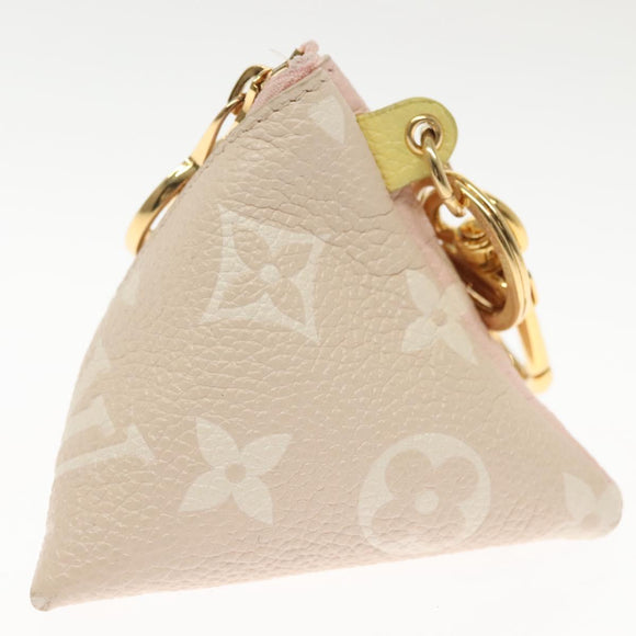 LOUIS VUITTON Monogram Empreinte Berlango Pouch Pink M00669 LV Auth 142350