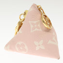LOUIS VUITTON Monogram Empreinte Berlango Pouch Pink M00669 LV Auth 142350-4