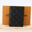 LOUIS VUITTON Eclipse Couverture Passpole NM Passport Case M64501 Auth 142351M-12