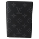 LOUIS VUITTON Eclipse Couverture Passpole NM Passport Case M64501 Auth 142351M-13