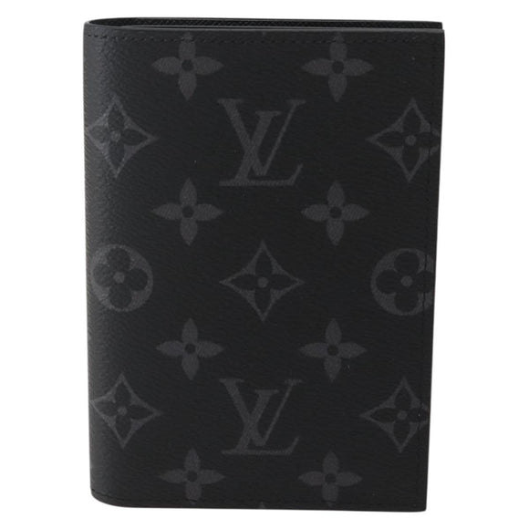 LOUIS VUITTON Eclipse Couverture Passpole NM Passport Case M64501 Auth 142351M