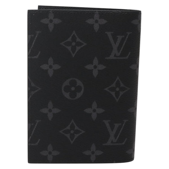 LOUIS VUITTON Eclipse Couverture Passpole NM Passport Case M64501 Auth 142351M