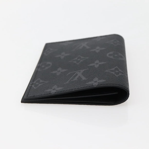 LOUIS VUITTON Eclipse Couverture Passpole NM Passport Case M64501 Auth 142351M