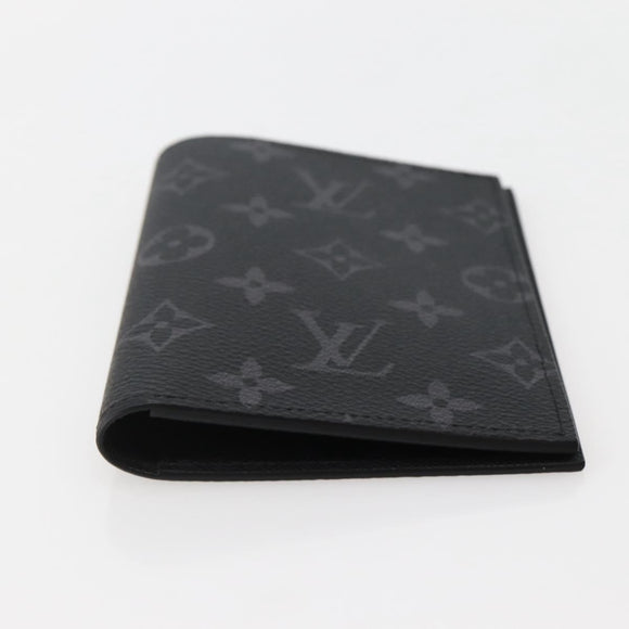 LOUIS VUITTON Eclipse Couverture Passpole NM Passport Case M64501 Auth 142351M