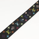 LOUIS VUITTON Multicolor Ceinture LV Cut Belt Black M6890 LV Auth 142353V-12