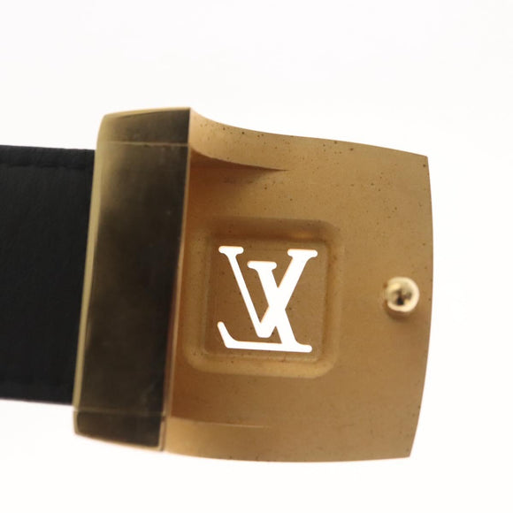 LOUIS VUITTON Multicolor Ceinture LV Cut Belt Black M6890 LV Auth 142353V