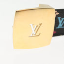 LOUIS VUITTON Multicolor Ceinture LV Cut Belt Black M6890 LV Auth 142353V-5