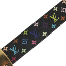 LOUIS VUITTON Multicolor Ceinture LV Cut Belt Black M6890 LV Auth 142353V-6