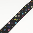 LOUIS VUITTON Multicolor Ceinture LV Cut Belt Black M6890 LV Auth 142353V-9