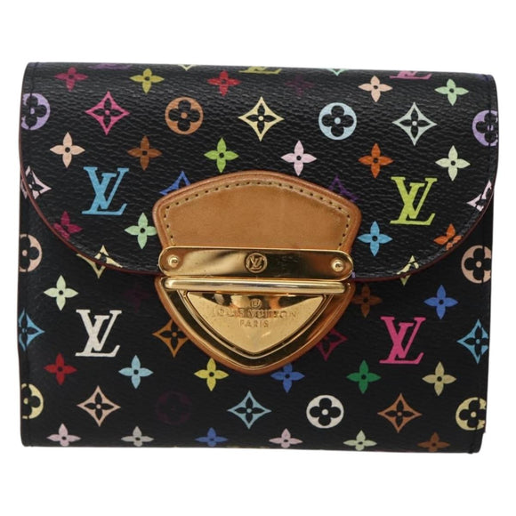 LOUIS VUITTON Monogram Multicolor Portefeuille Joy Wallet M60282 LV Auth 142354V