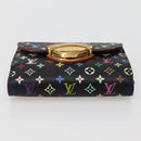 LOUIS VUITTON Monogram Multicolor Portefeuille Joy Wallet M60282 LV Auth 142354V-6