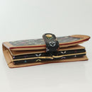 LOUIS VUITTON Multicolor Portefeuille Viennois Wallet Black M92988 Auth 142355-5