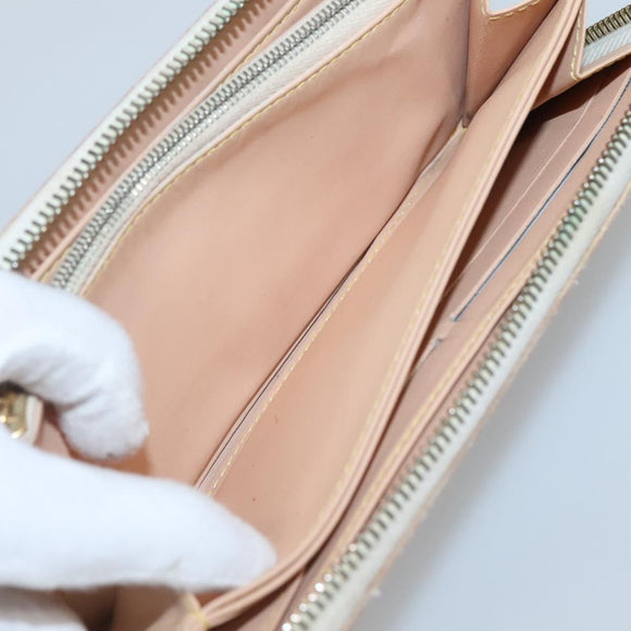 LOUIS VUITTON Monogram Multicolor Zippy Wallet Wallet White M60241 Auth 142356