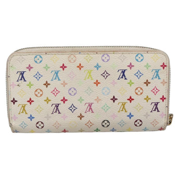 LOUIS VUITTON Monogram Multicolor Zippy Wallet Wallet White M60241 Auth 142356 - 0