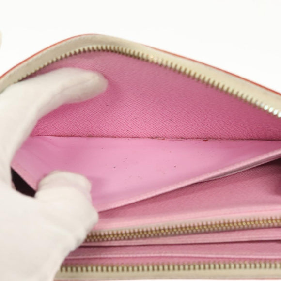 LOUIS VUITTON Monogram Multicolor Zippy Wallet Wallet White M60241 Auth 142357