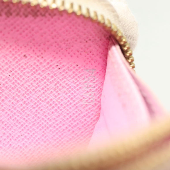 LOUIS VUITTON Monogram Multicolor Zippy Wallet Wallet White M60241 Auth 142357