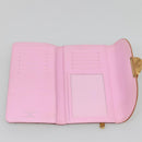 LOUIS VUITTON Multicolor Portefeuille Eugenie Wallet White M60053 LV Auth 142358-9