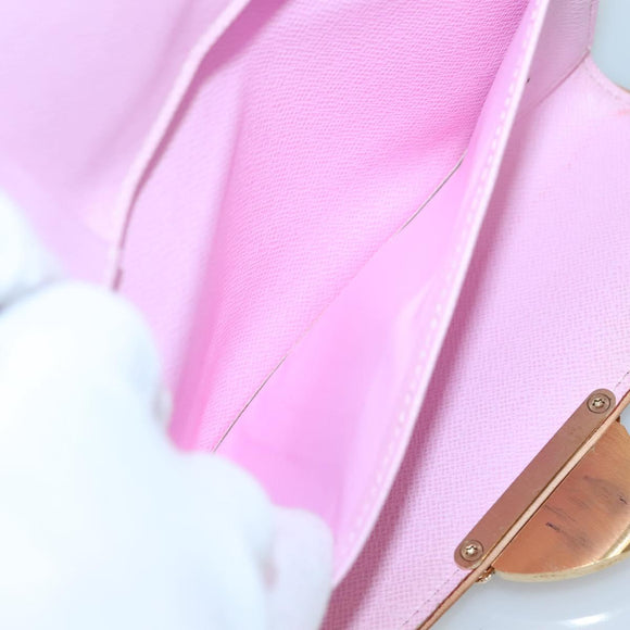 LOUIS VUITTON Multicolor Portefeuille Eugenie Wallet White M60053 LV Auth 142358