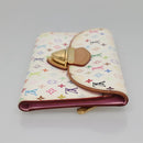 LOUIS VUITTON Multicolor Portefeuille Eugenie Wallet White M60053 LV Auth 142358-4